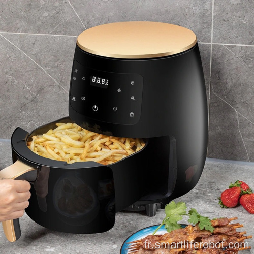 Friteuse à air saine de 4,5 l sans cuisson à l&#39;huile